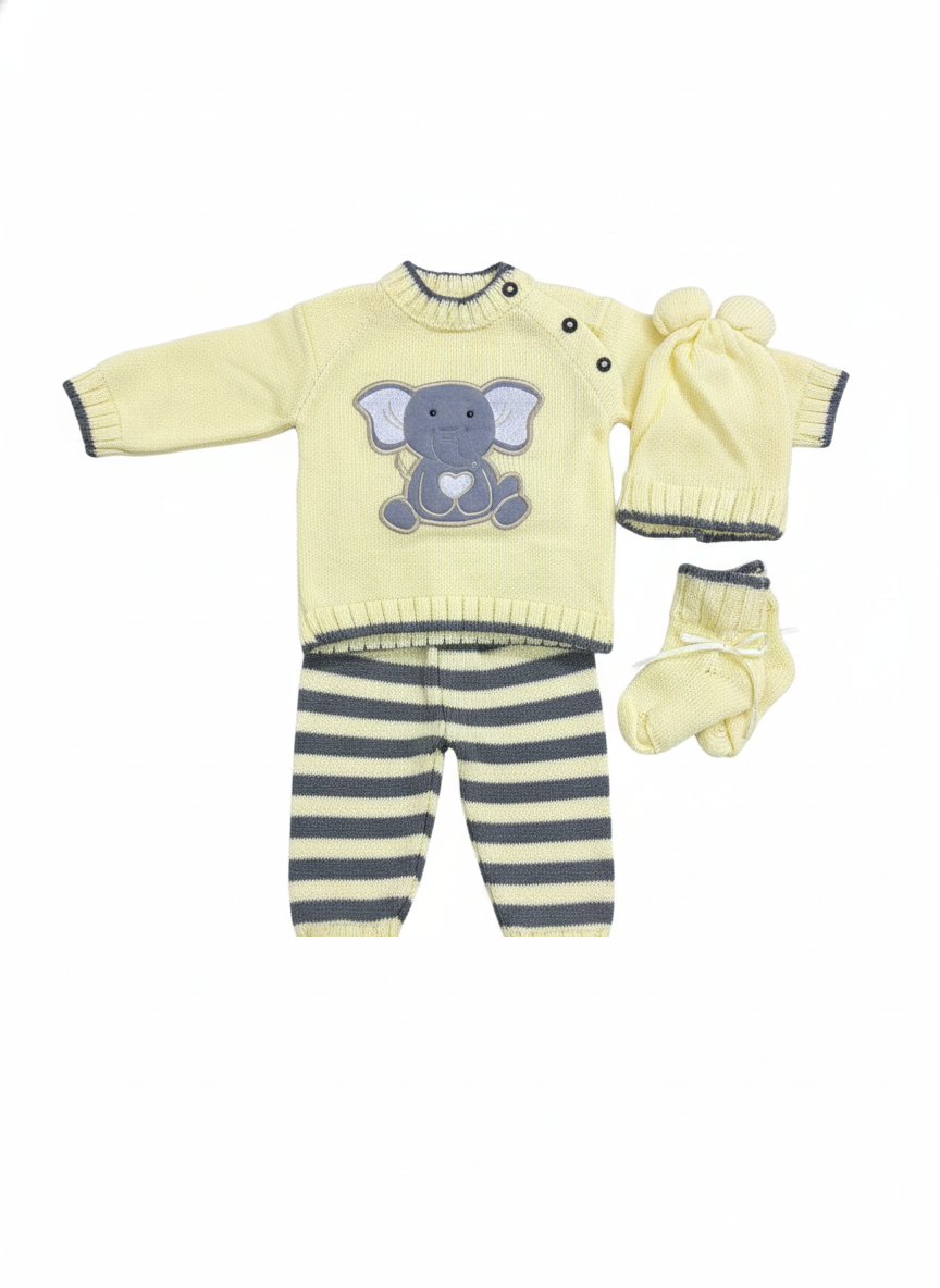 Conjunto Elefante Amarillo Plano